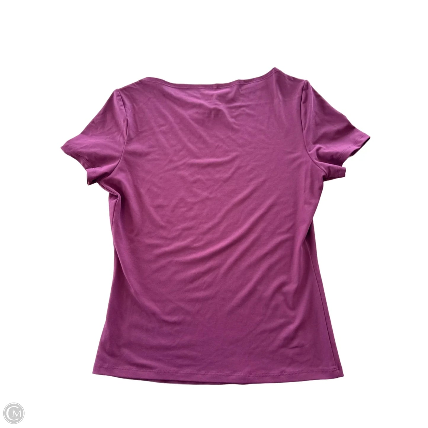 Top Short Sleeve By Trendy Queen In Maroon, Size: M