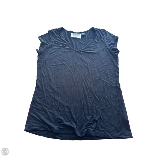 Top Short Sleeve By T Tahari In Black, Size: M