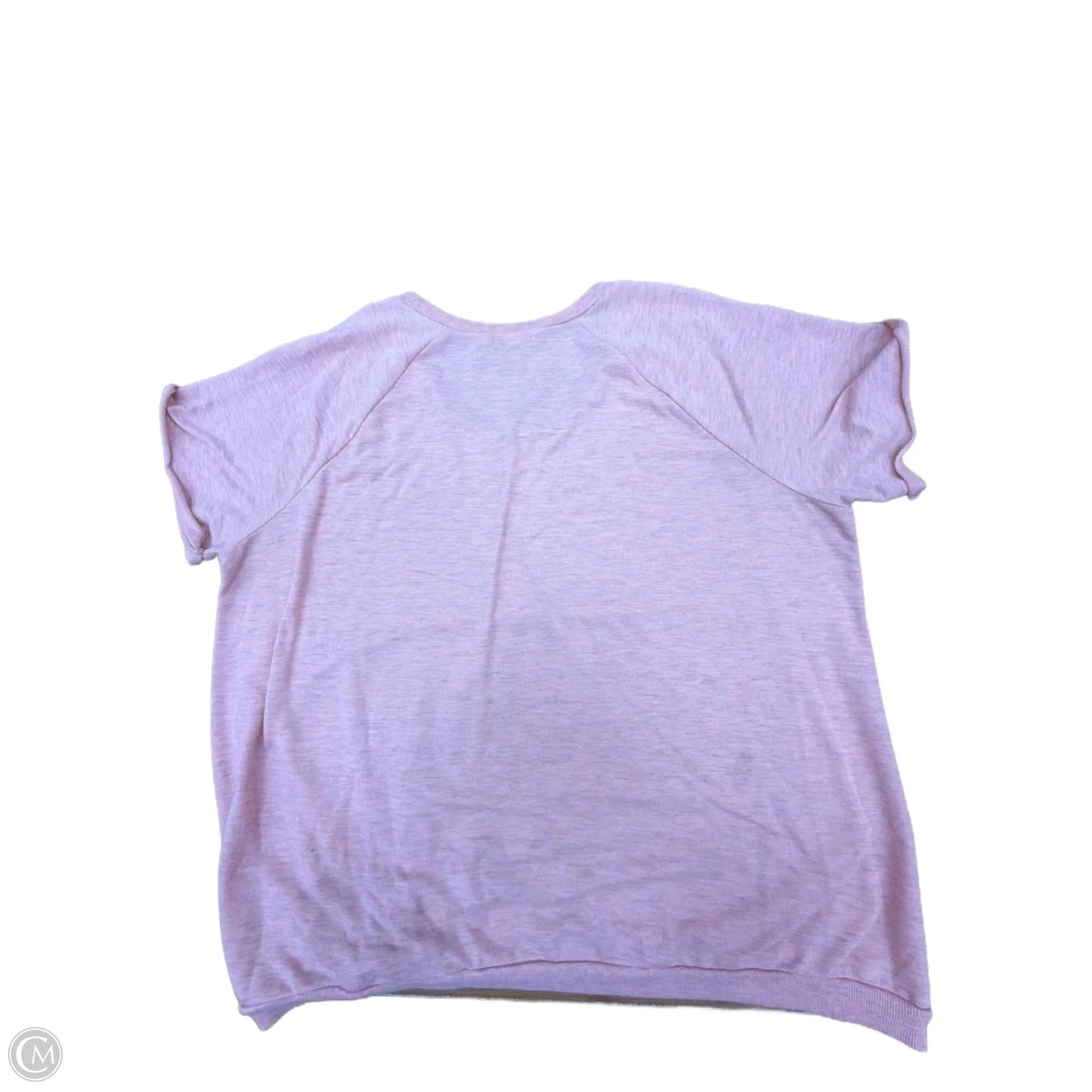 Top Short Sleeve By Maurices In Pink, Size: 2x