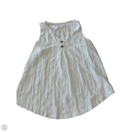 Tank Top By Clothes Mentor In White, Size: 2x