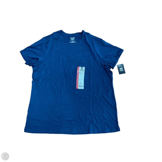 Top Short Sleeve Basic By Members Mark In Blue, Size: Xl