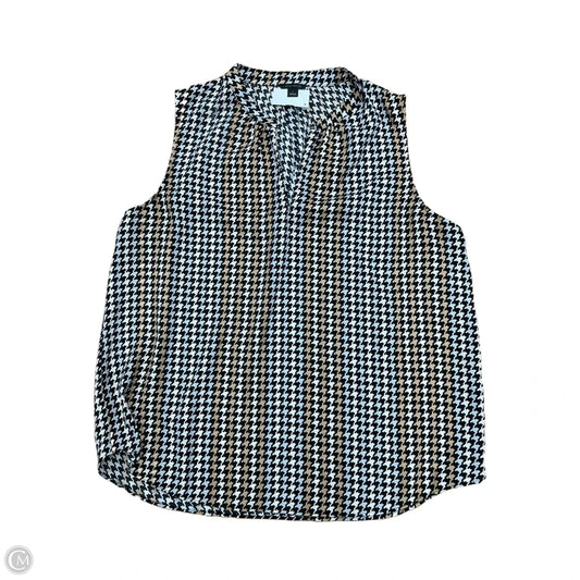Top Sleeveless By Ann Taylor In Multi-colored, Size: L