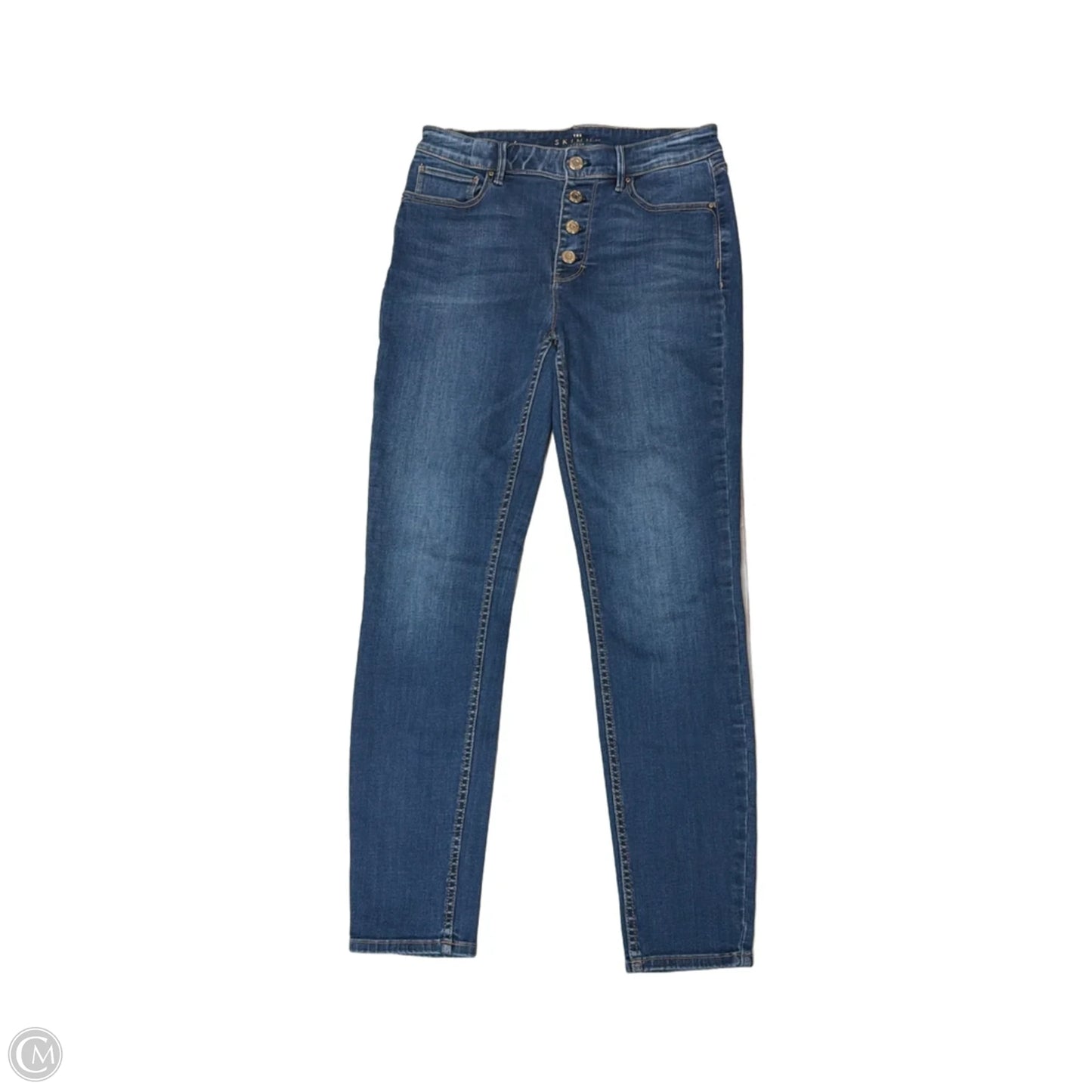 Jeans Skinny By White House Black Market In Blue Denim, Size: 4