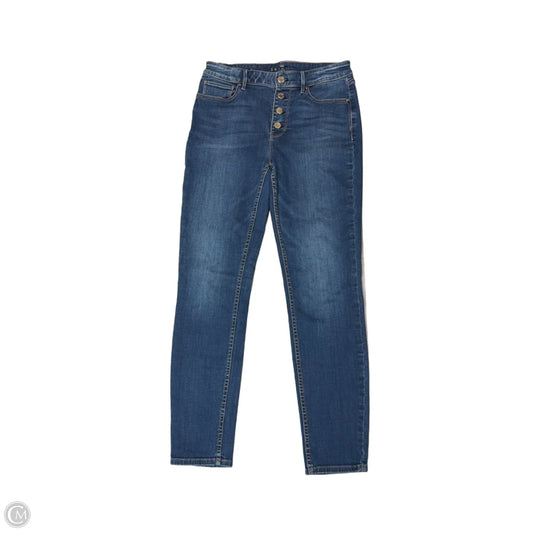 Jeans Skinny By White House Black Market In Blue Denim, Size: 4