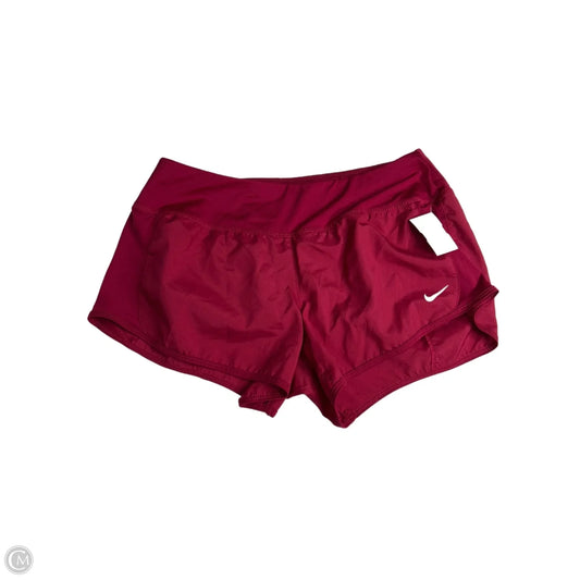 Athletic Shorts By Nike Apparel In Red, Size: M