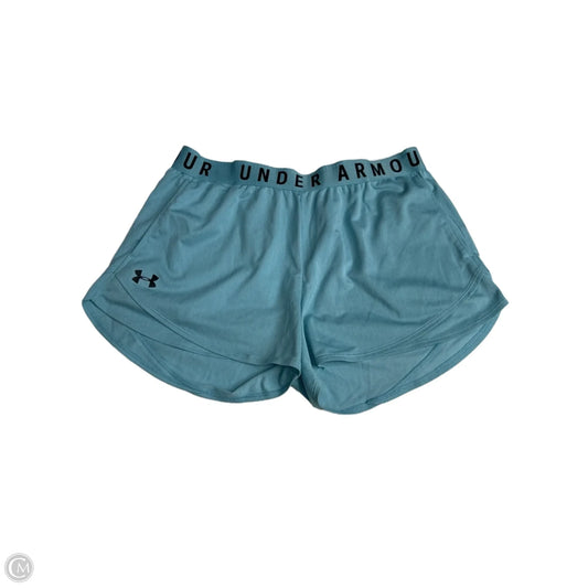 Athletic Shorts By Under Armour In Blue, Size: L