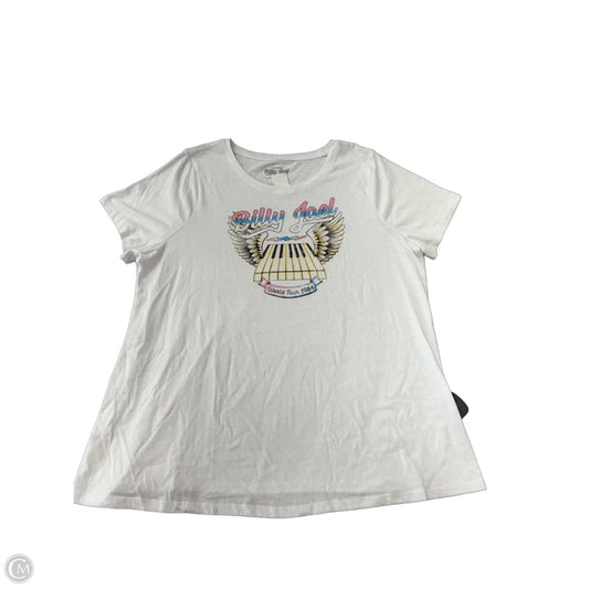 Top Short Sleeve By Torrid In White, Size: 1x