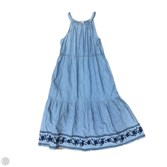 Dress Casual Maxi By St Johns Bay In Blue Denim, Size: 1x