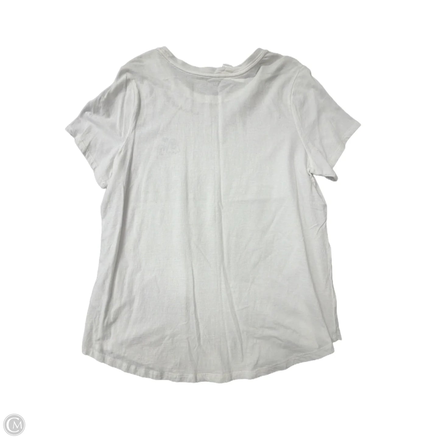 Top Short Sleeve By Old Navy In White, Size: Xl