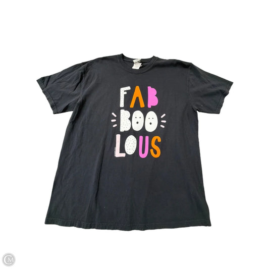Top Short Sleeve By Comfort Colors In Black, Size: Xl