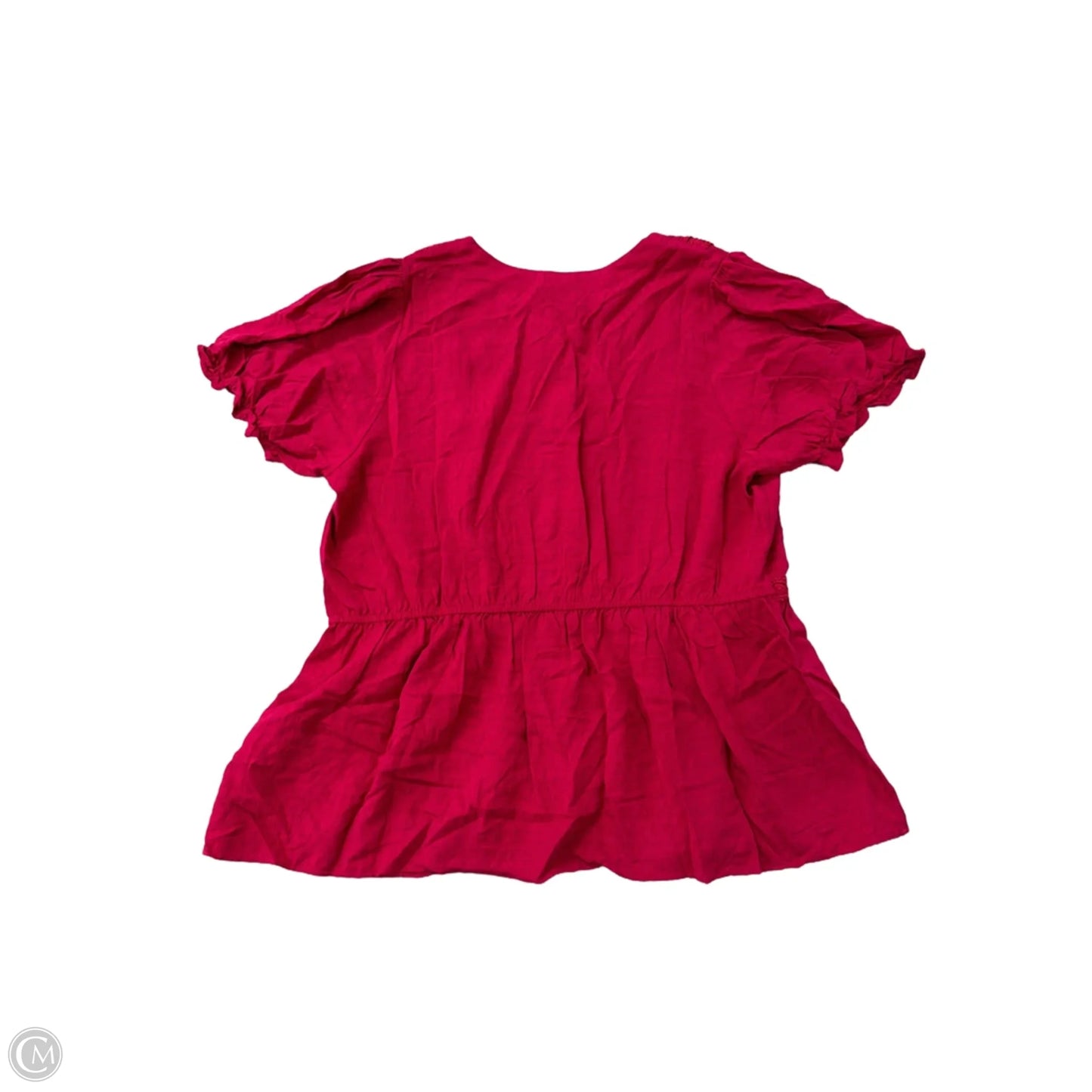 Top Short Sleeve By City Chic In Pink, Size: S