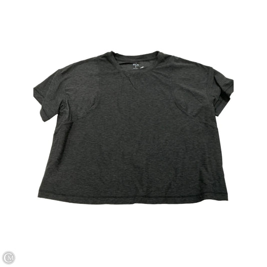 Athletic Top Short Sleeve By Flx In Black, Size: L