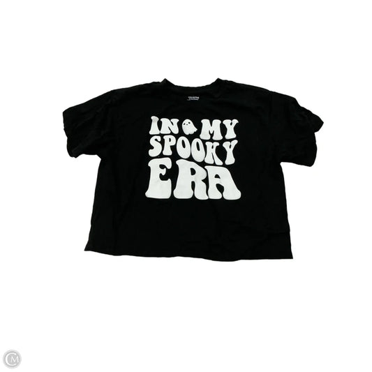 Top Short Sleeve By Organic Collective In Black, Size: L
