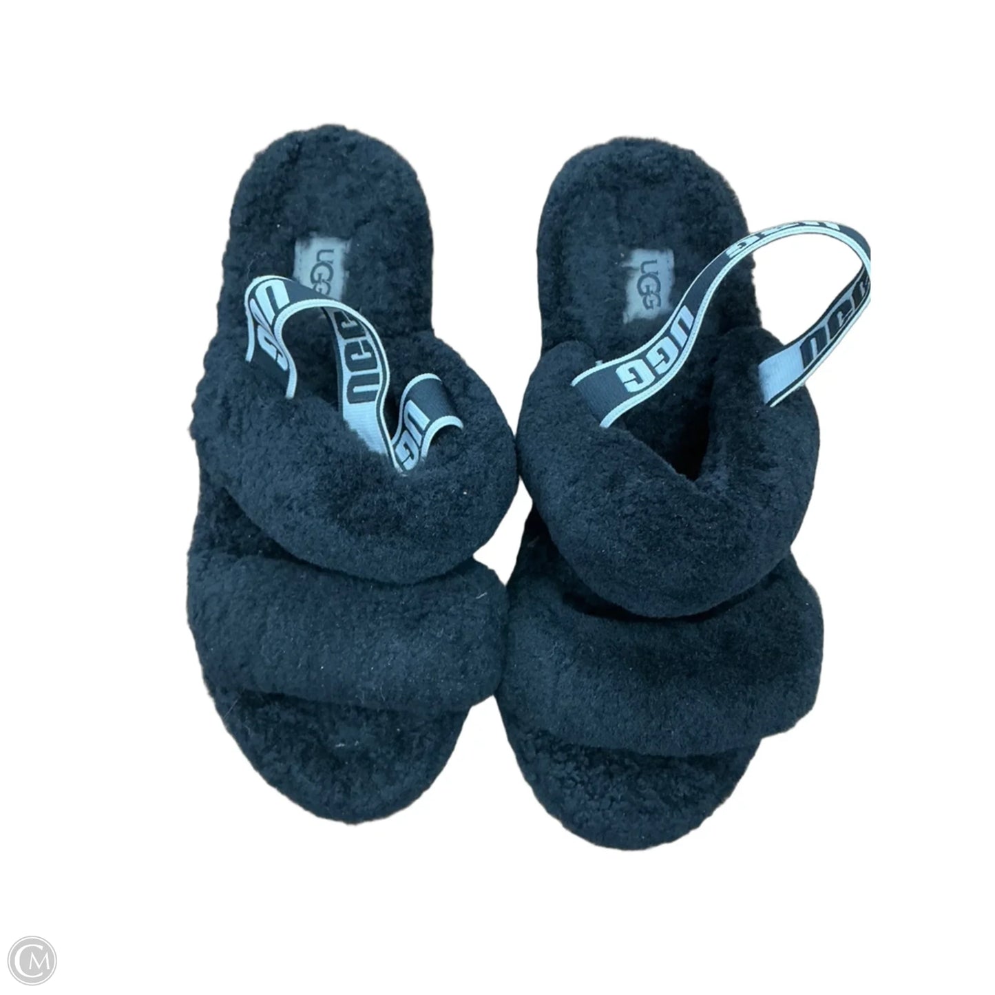 Sandals Designer By Ugg In Black, Size: 7