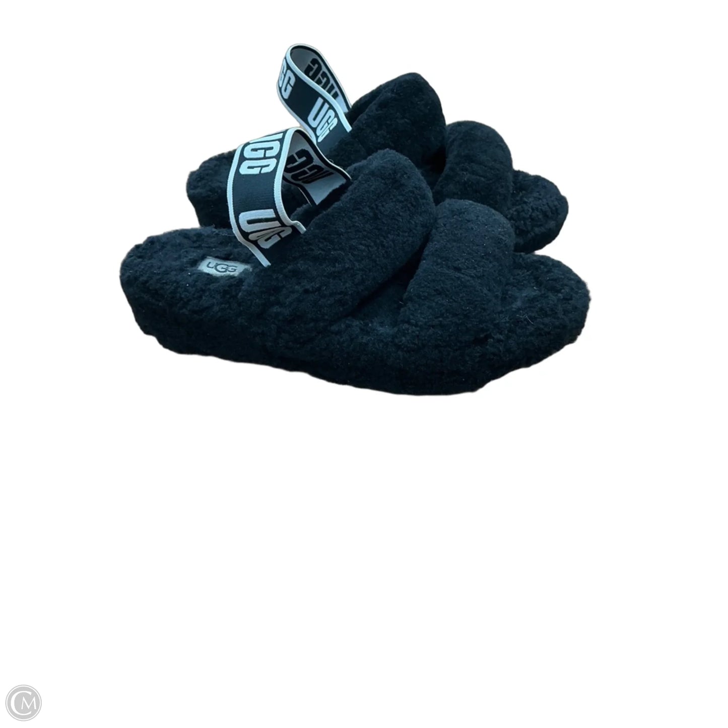 Sandals Designer By Ugg In Black, Size: 7