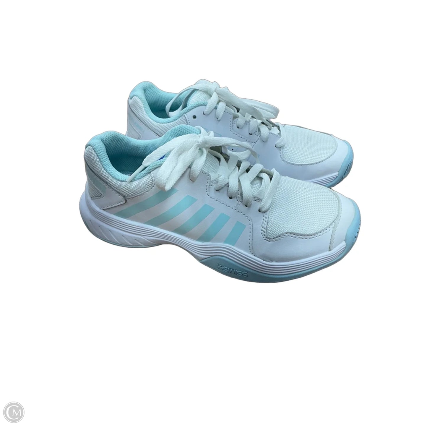 Shoes Athletic By K Swiss In Blue & White, Size: 7.5