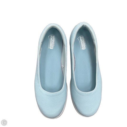 Shoes Flats By Skechers In Blue & White, Size: 9