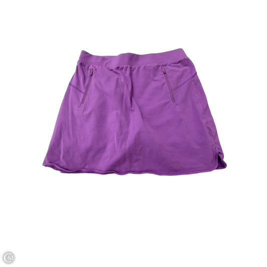 Athletic Skort By Talbots In Purple, Size: 1x