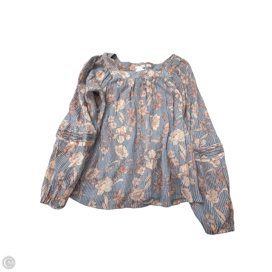 Top Long Sleeve By Lc Lauren Conrad In Floral Print, Size: Xl