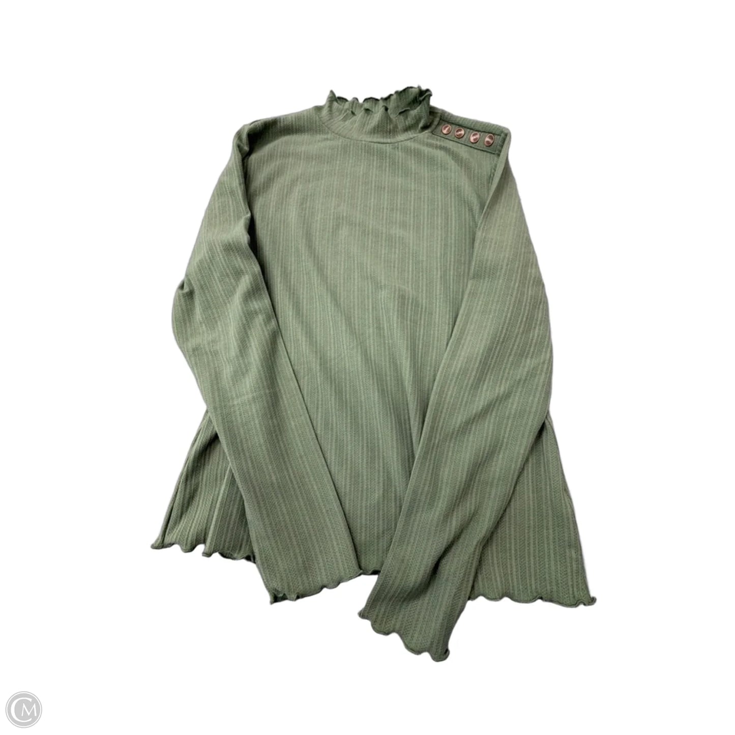 Top Long Sleeve By 89th And Madison In Green, Size: M
