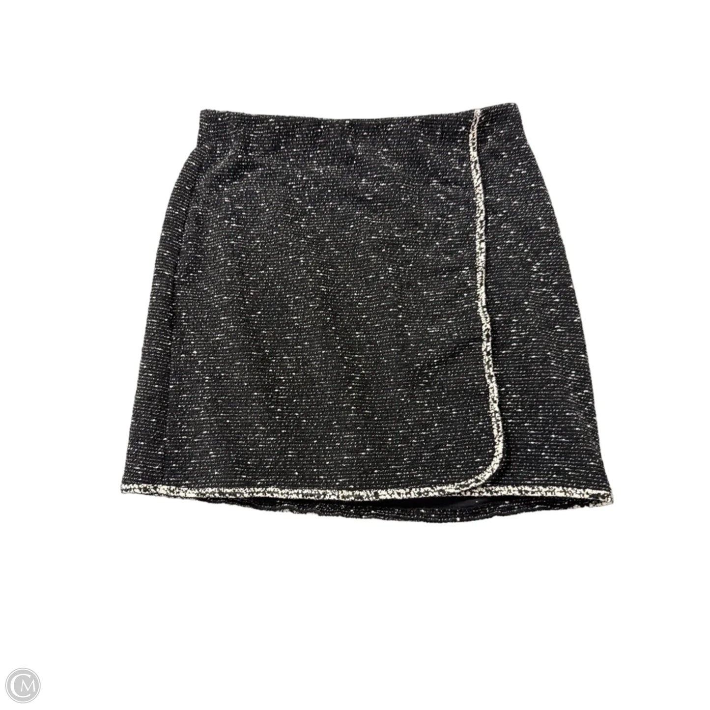 Skirt Mini & Short By Max Studio In Black & White, Size: M