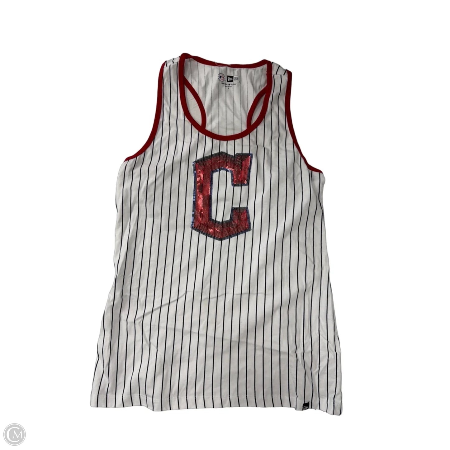 Tank Top By New Era In Striped Pattern, Size: M