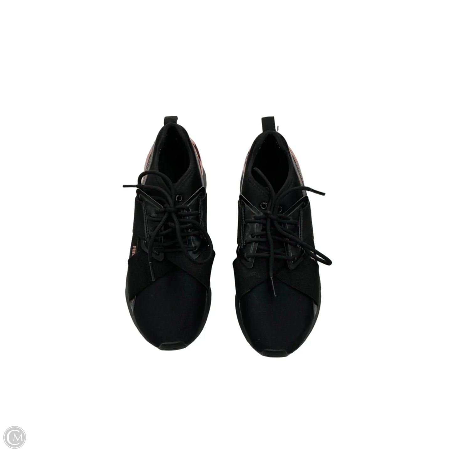 Shoes Athletic By Puma In Black & Pink, Size: 8.5