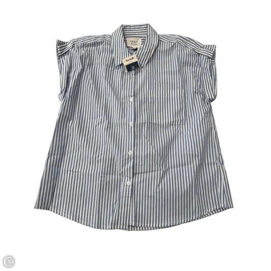 Top Short Sleeve By Olive And Oak In Striped Pattern, Size: M