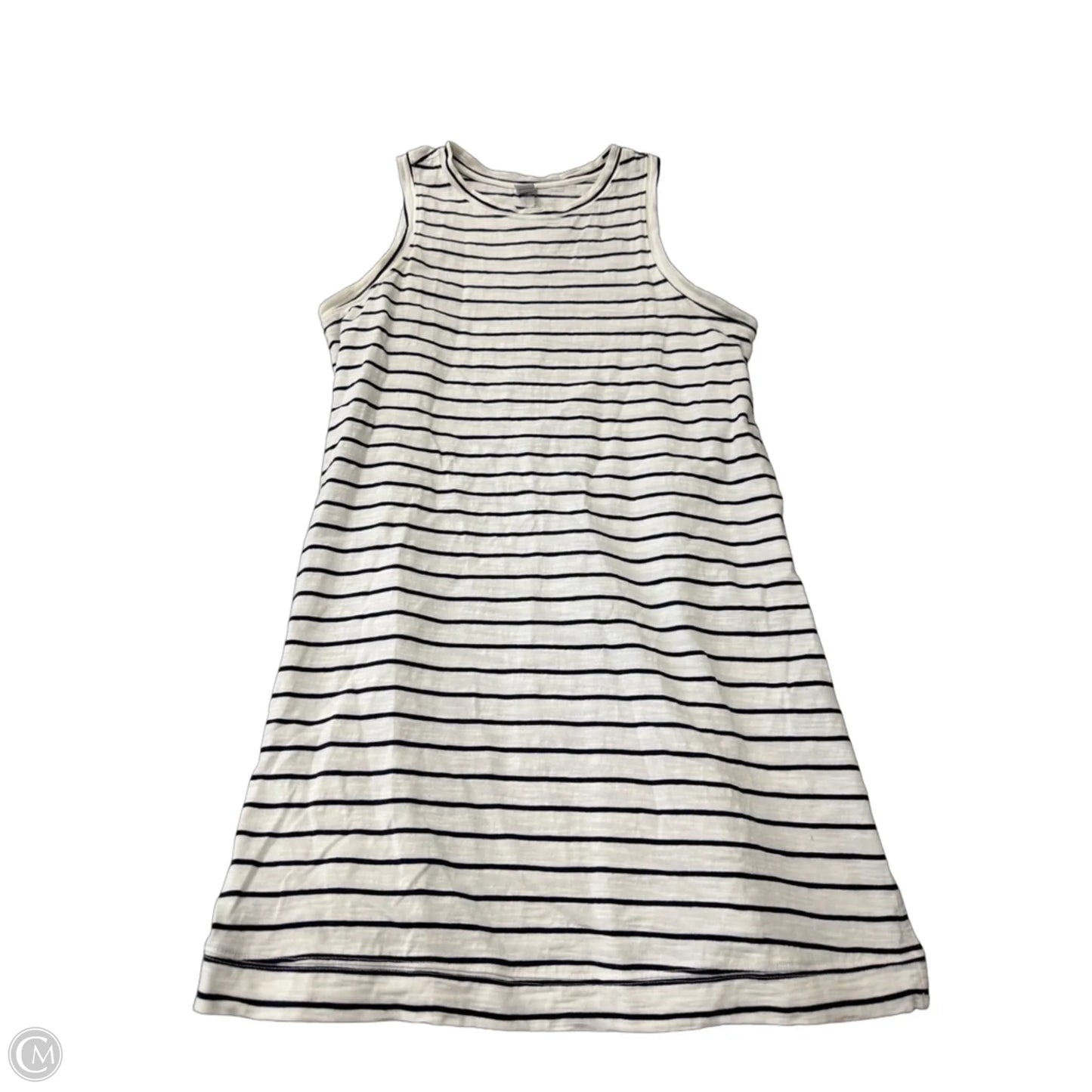 Dress Casual Midi By Old Navy In Striped Pattern, Size: M