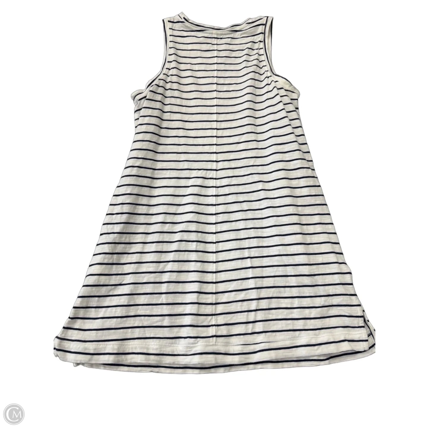 Dress Casual Midi By Old Navy In Striped Pattern, Size: M