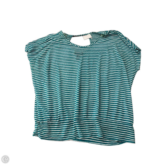Top Short Sleeve By Lane Bryant In Striped Pattern, Size: 3x