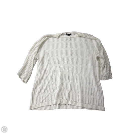 Top 3/4 Sleeve By Prettygarden In White, Size: Xl