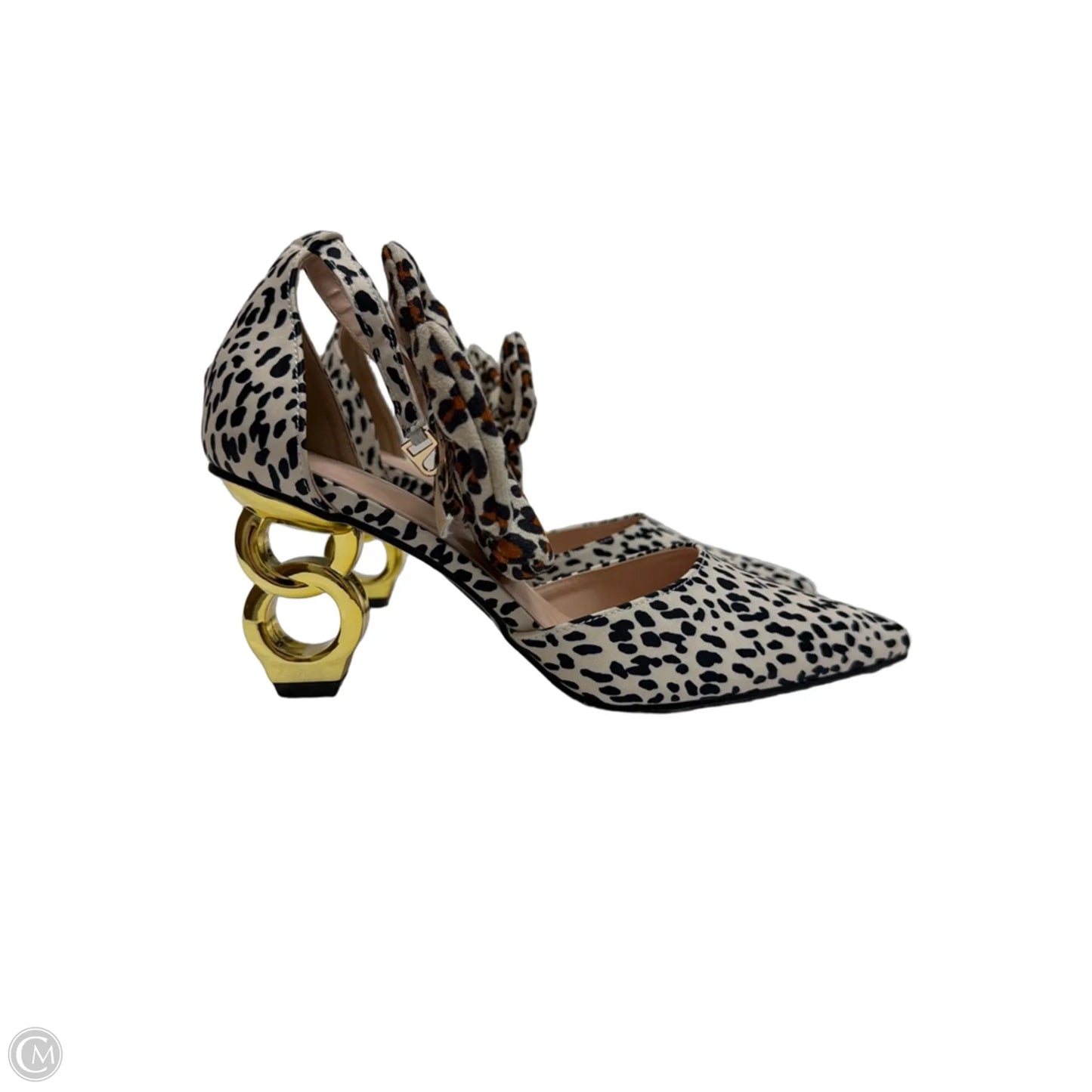 Shoes Heels Block By Clothes Mentor In Animal Print, Size: 12