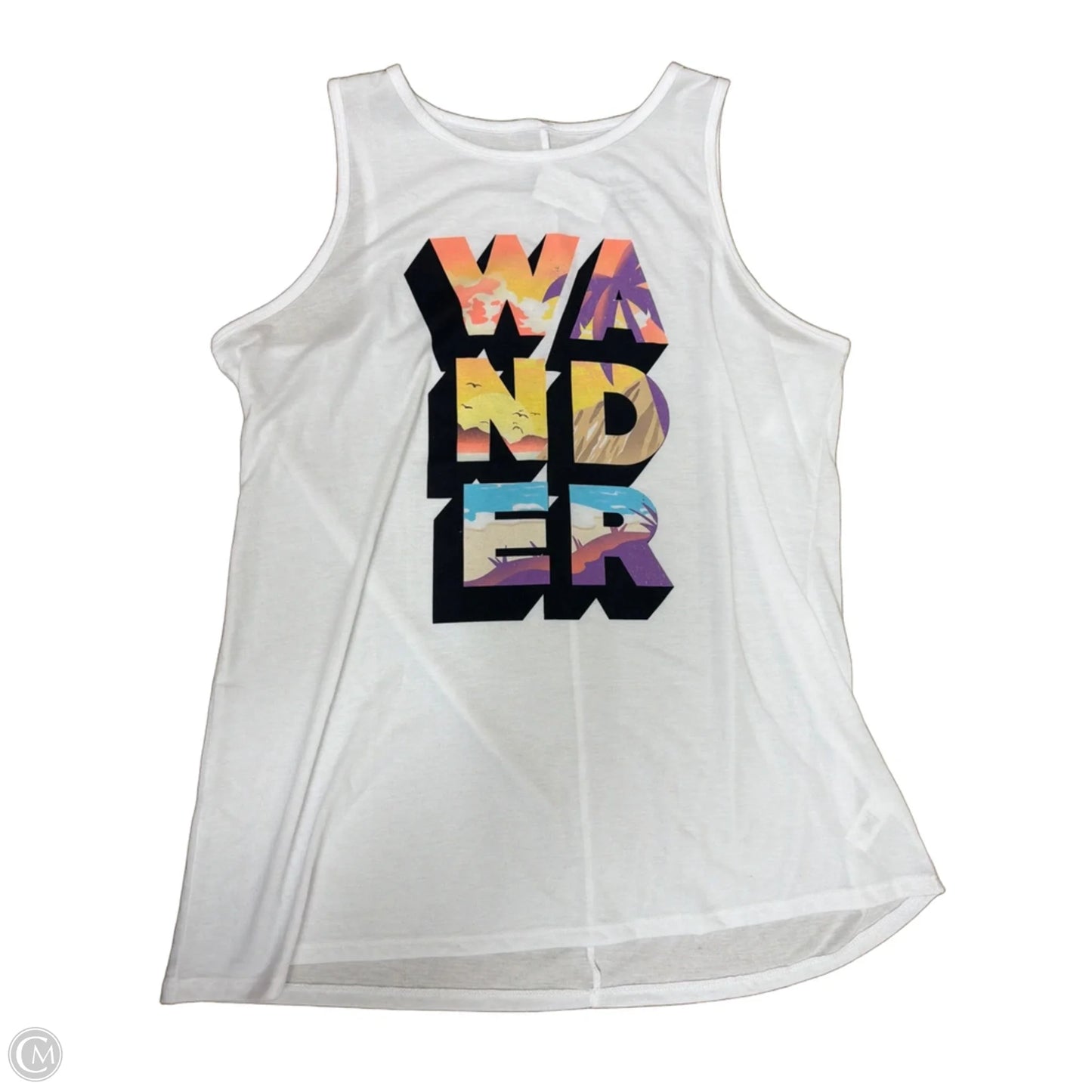 Tank Top By Torrid In White, Size: 1x