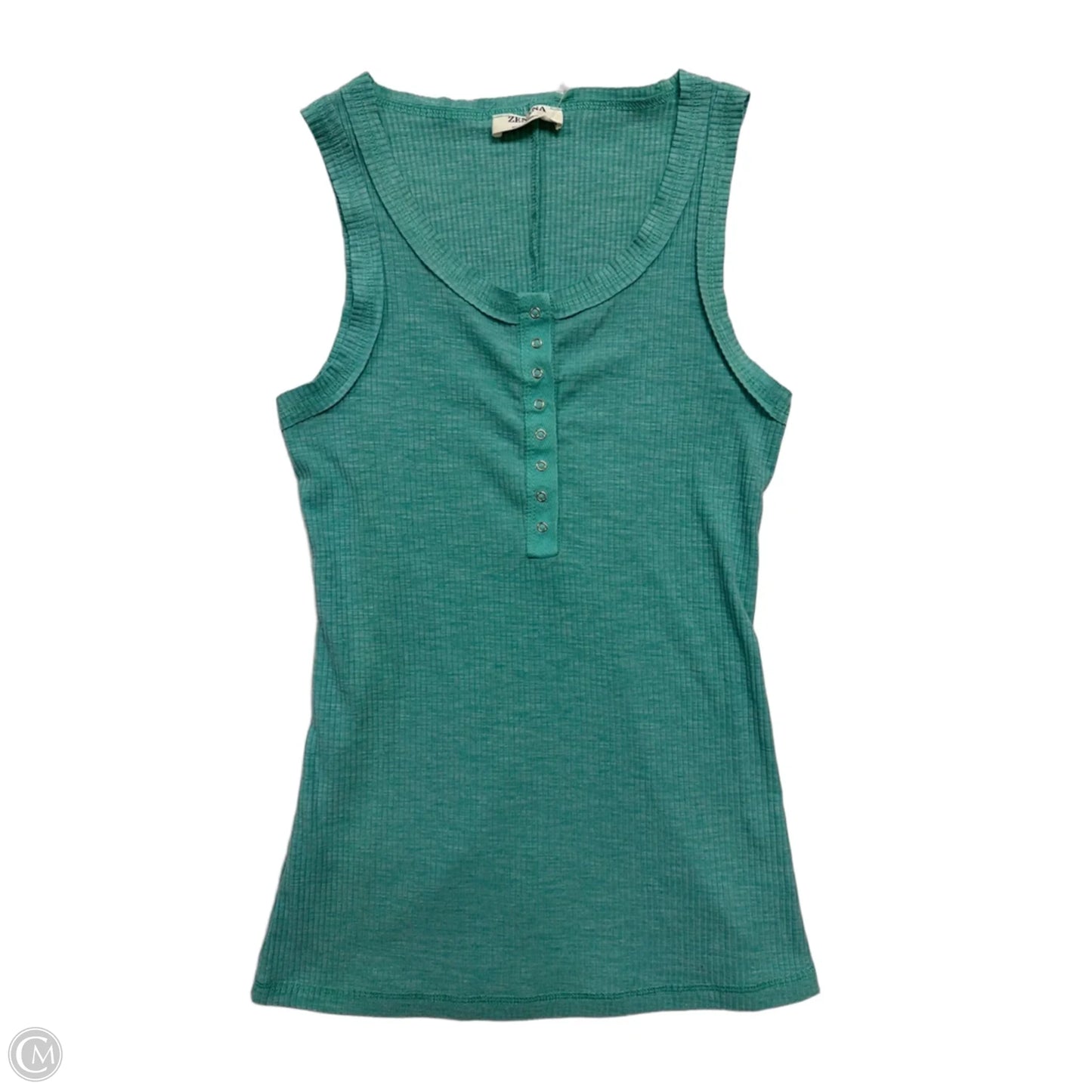 Tank Top By Zenana In Teal, Size: M