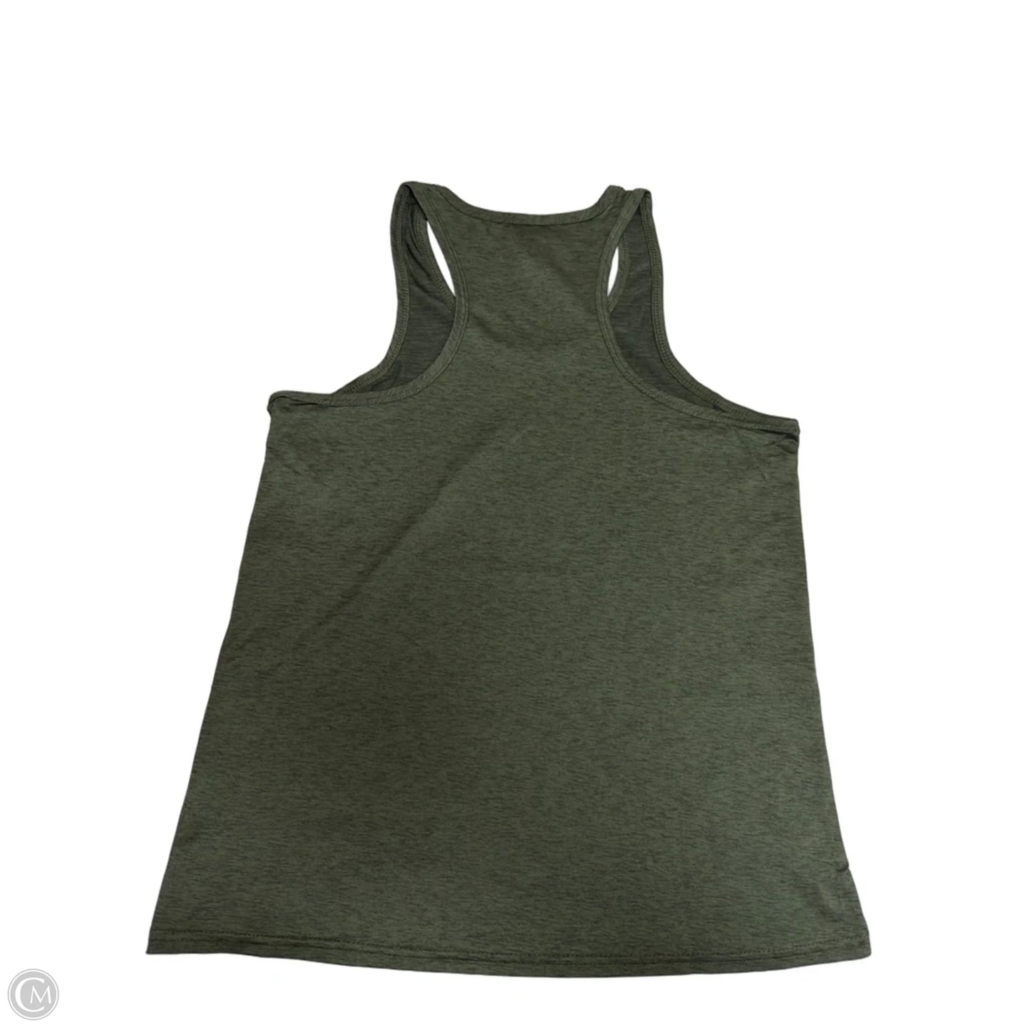 Athletic Tank Top By Clothes Mentor In Black & Green, Size: M