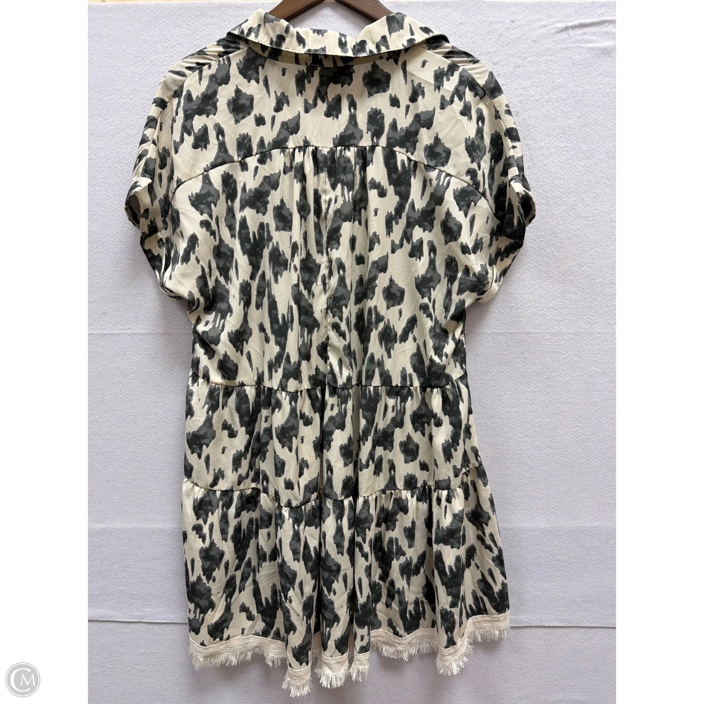 Dress Casual Midi By Umgee In Cream & Grey, Size: S