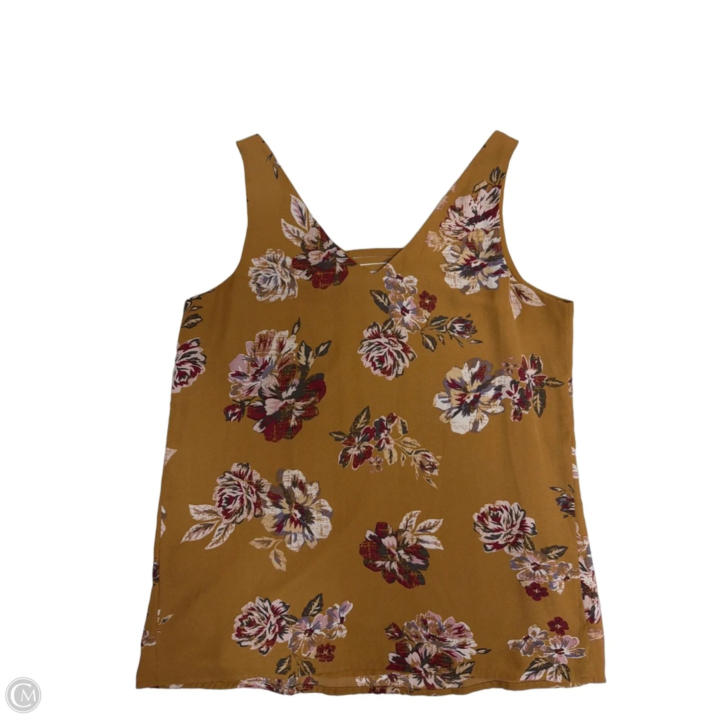 Top Sleeveless By Maurices In Floral Print, Size: S