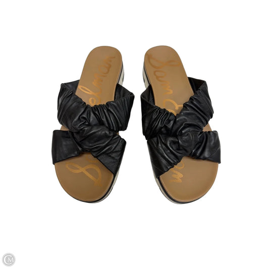 Sandals Flats By Sam Edelman In Black & Tan, Size: 8.5
