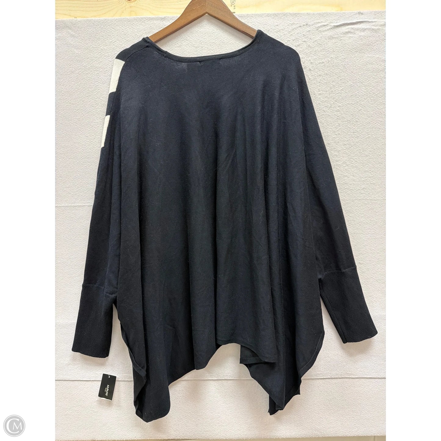Cardigan By Alfani In Black & White, Size: 3x