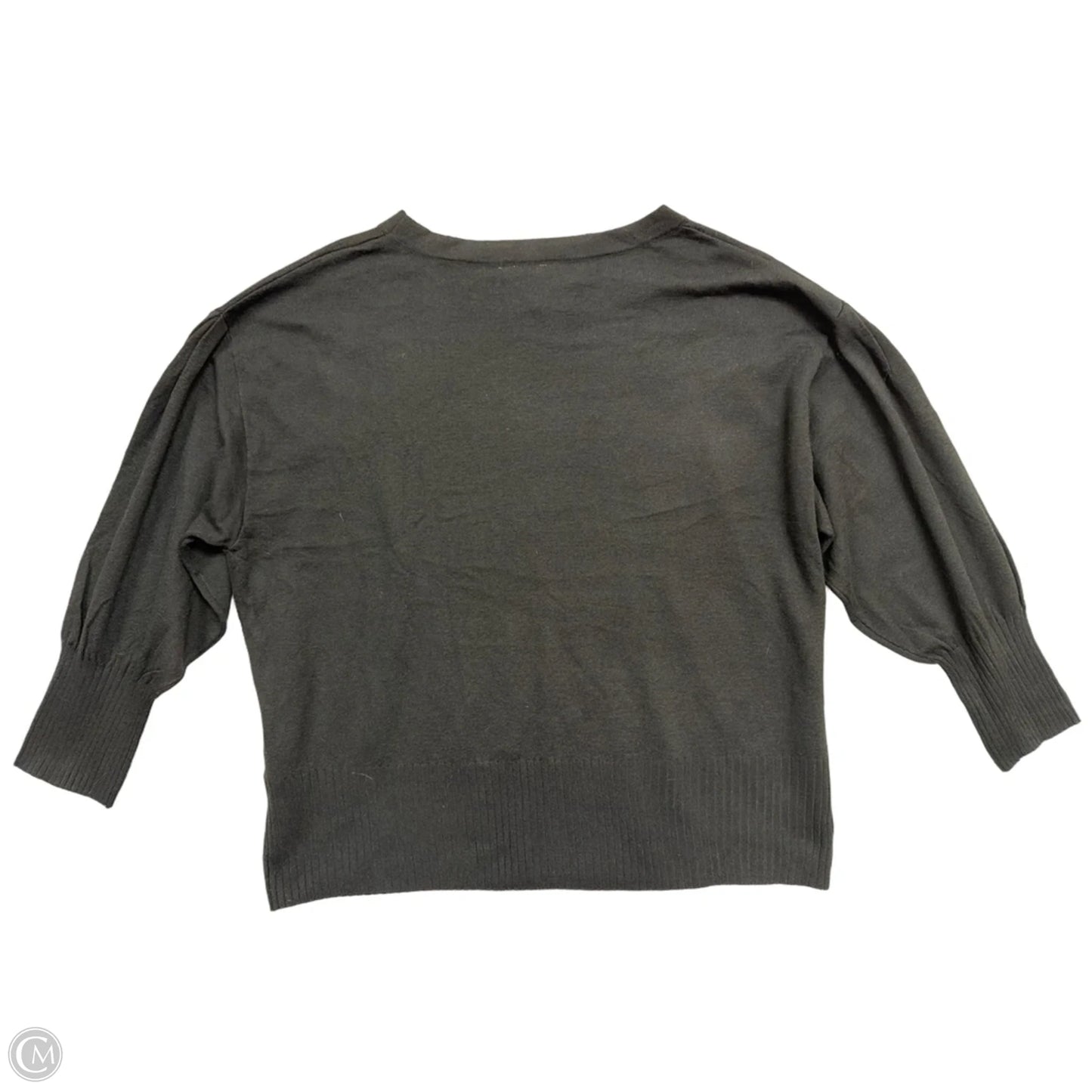 Top Long Sleeve By Terra & Sky In Black, Size: 2x