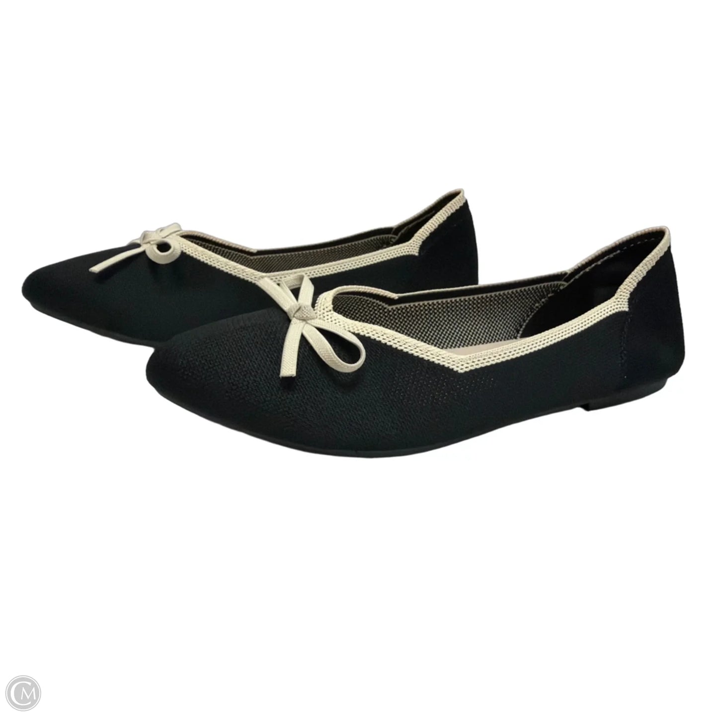 Shoes Flats By Danskin In Black & White, Size: 9