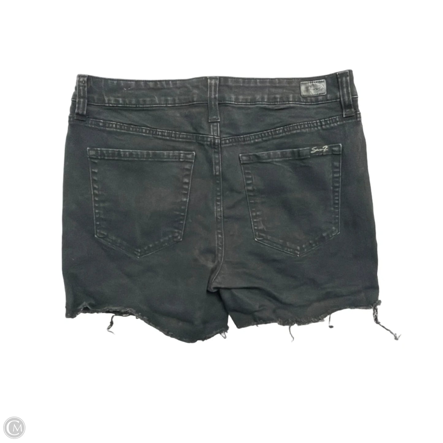 Shorts By Seven 7 In Black Denim, Size: 8