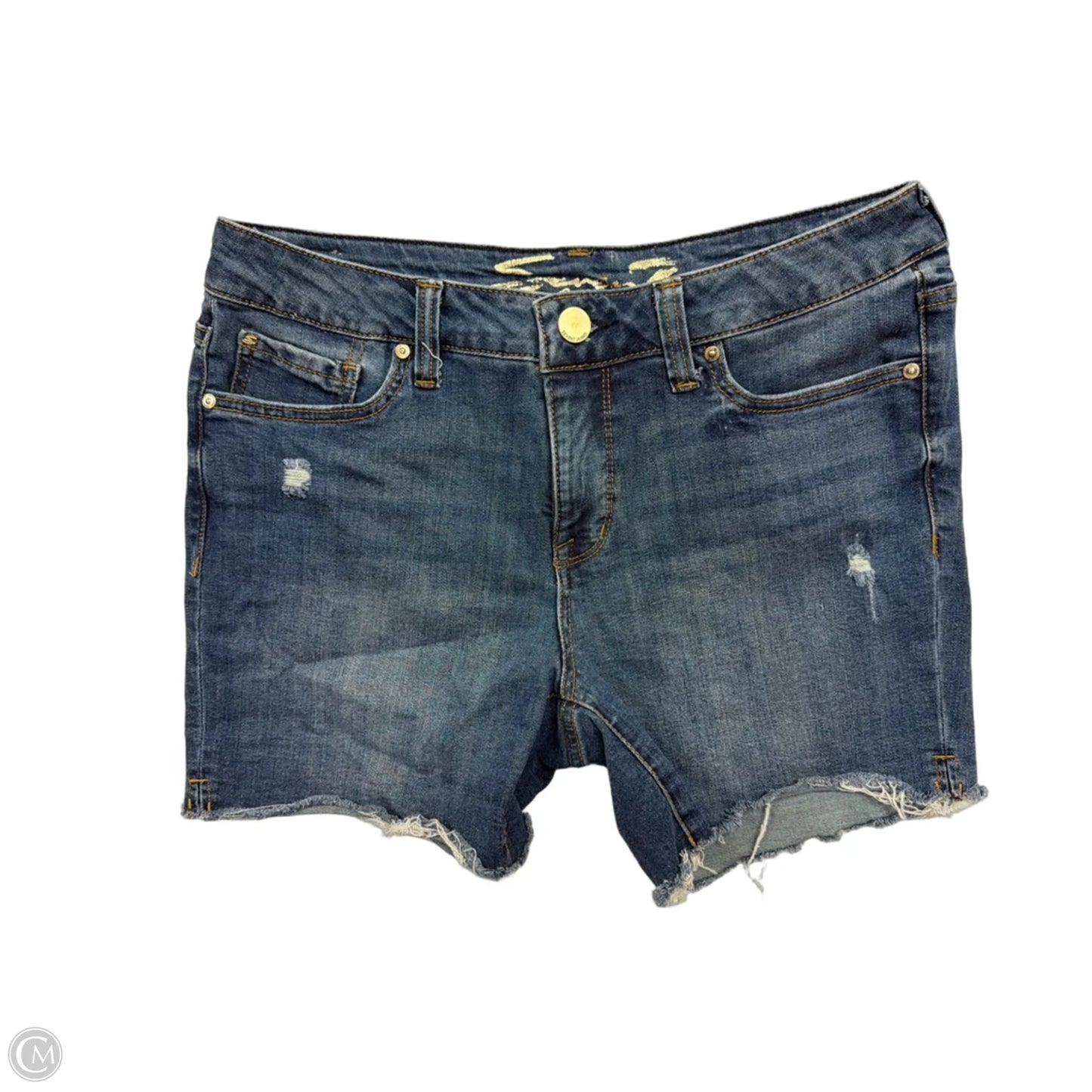 Shorts By Seven 7 In Blue Denim, Size: 8