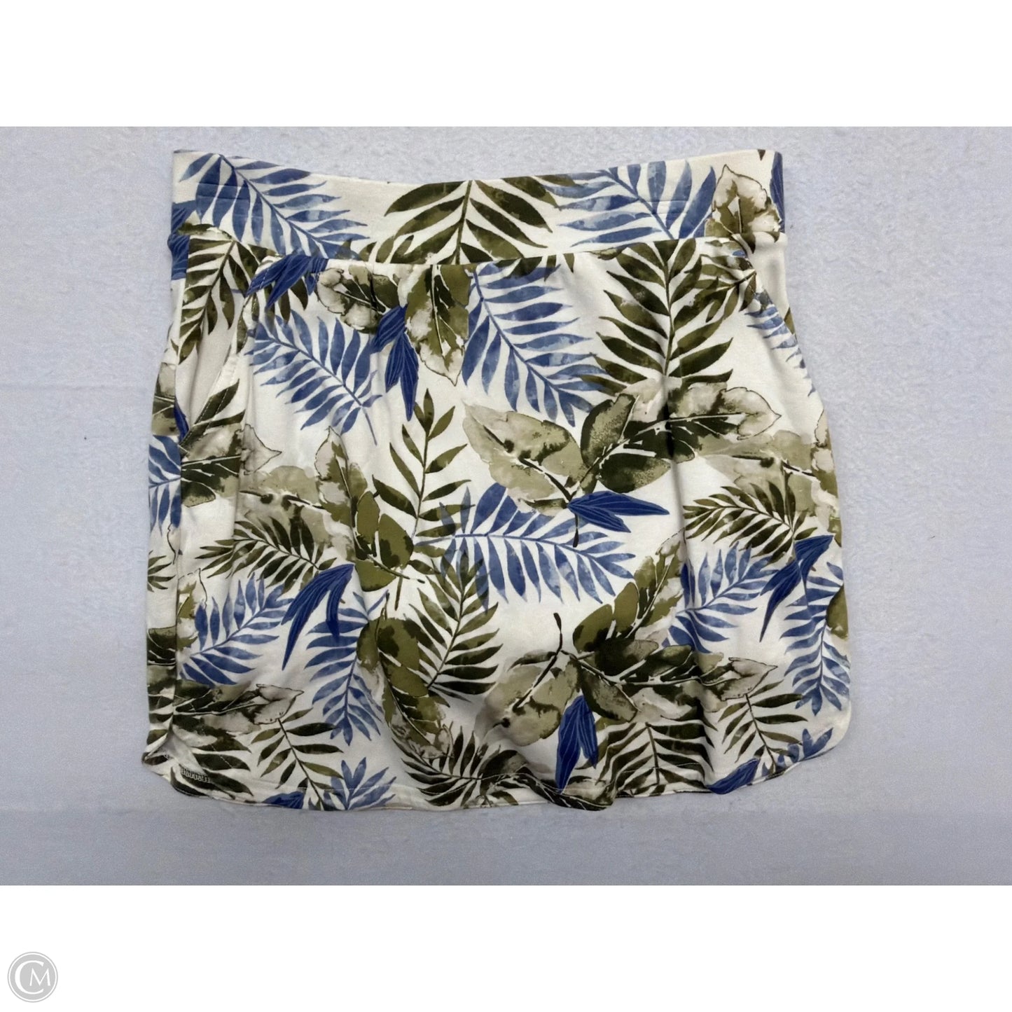 Skort By Croft And Barrow In Tropical Print, Size: S