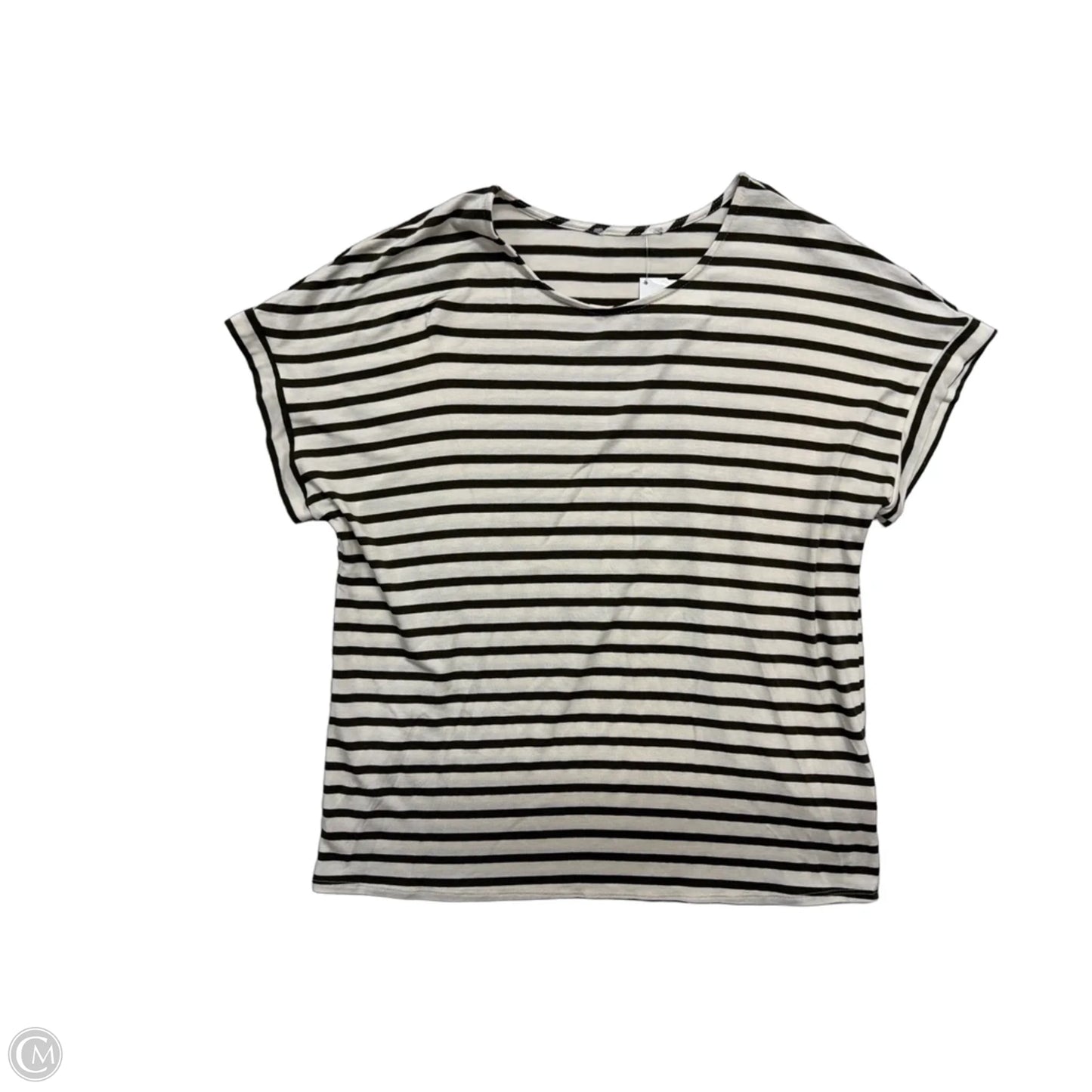 Top Short Sleeve By Clothes Mentor In Striped Pattern, Size: L