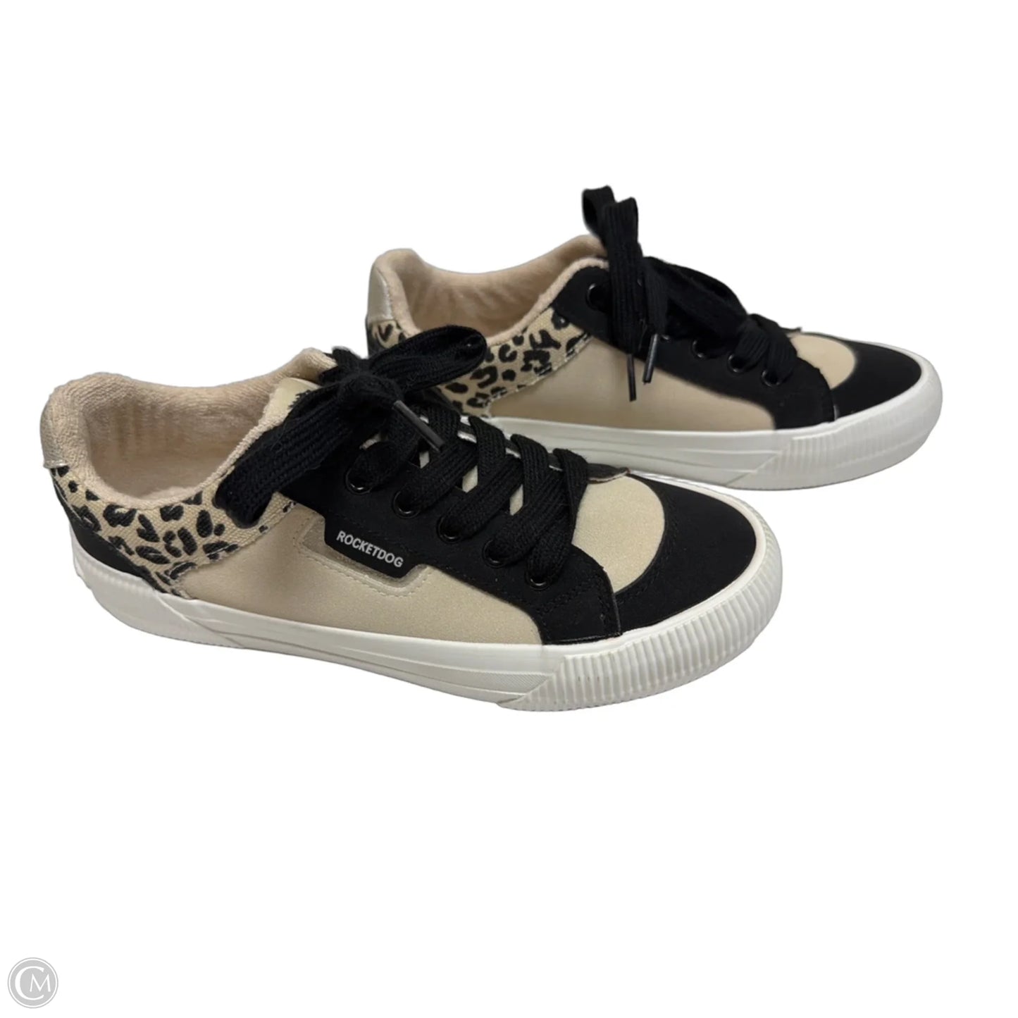 Shoes Sneakers By Rocket Dogs In Black & Tan, Size: 8