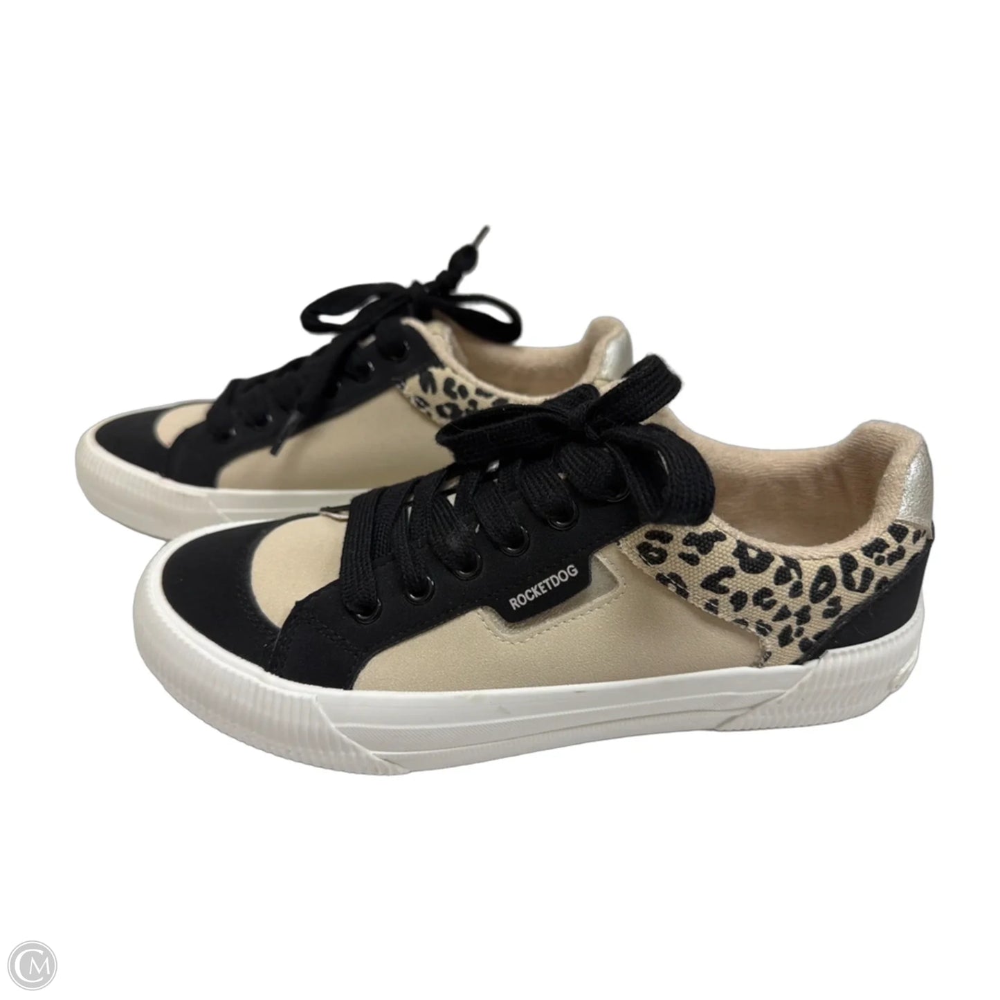 Shoes Sneakers By Rocket Dogs In Black & Tan, Size: 8