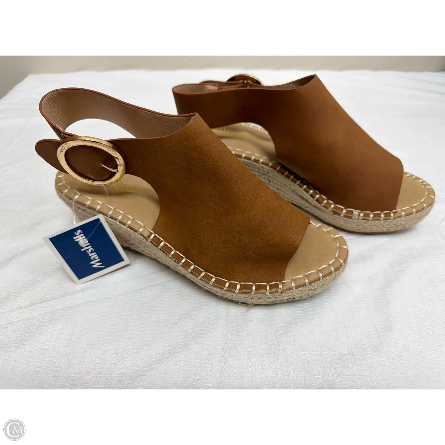 Shoes Heels Wedge By Catherine Malandrino In Brown, Size: 7