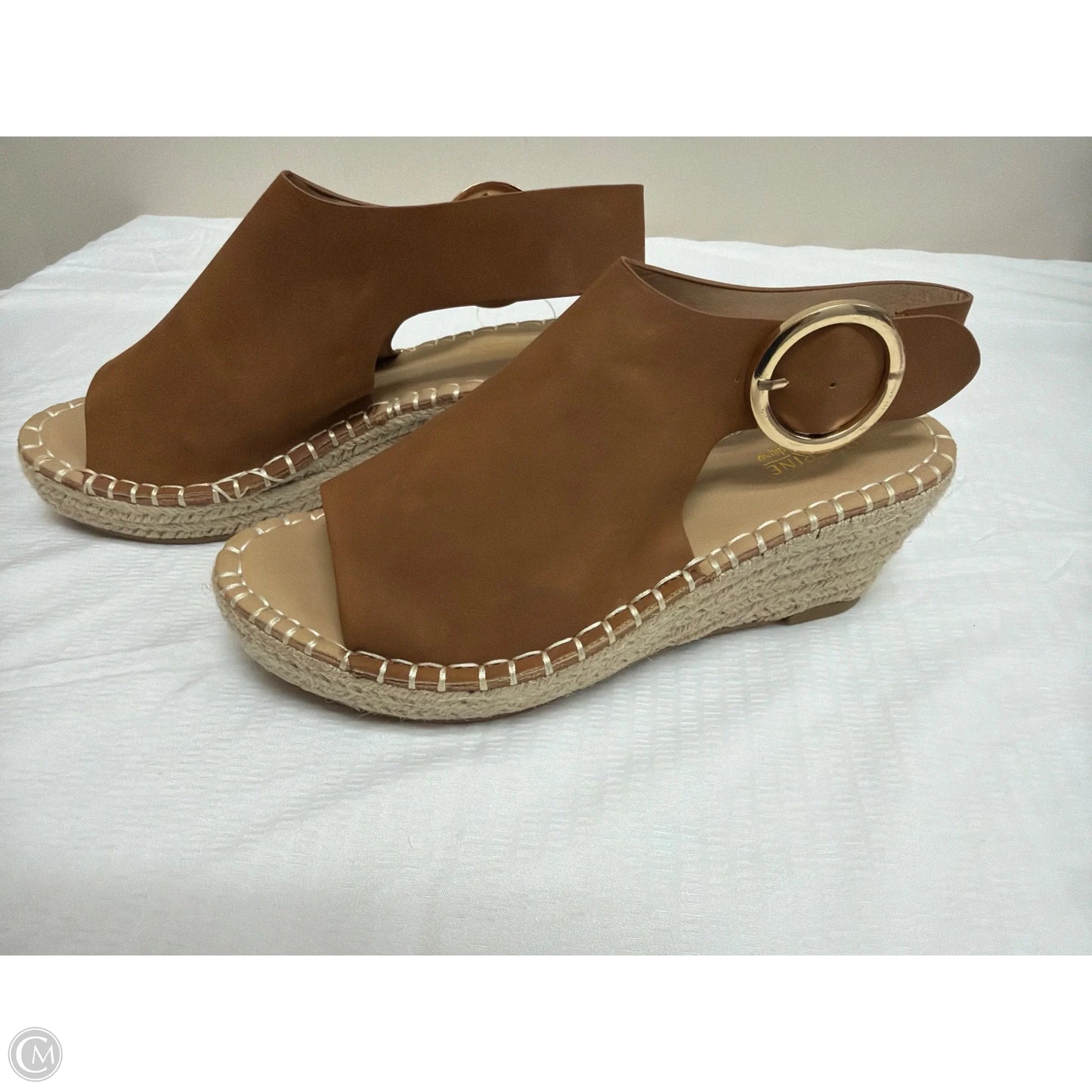 Shoes Heels Wedge By Catherine Malandrino In Brown, Size: 7